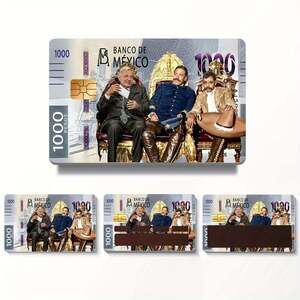 Mexican Style 1000 Pesos Credit Card Sticker Bank Card Stickers